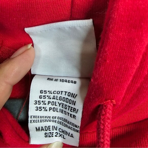 NHL Red Wings Detroit hoodie size xxl approxptp xxl - Picture 3 of 7